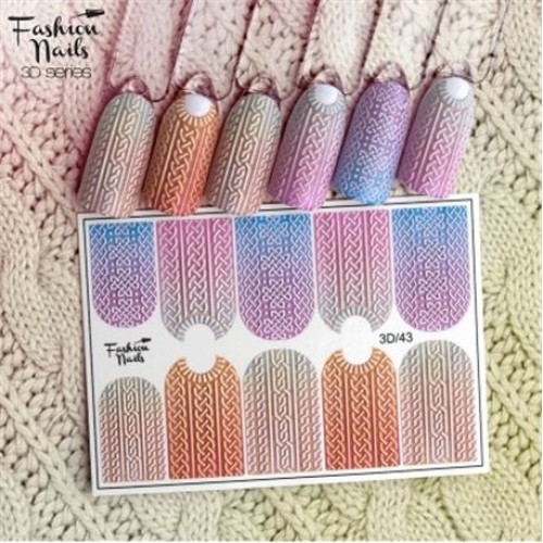 FASHION NAILS 3D SLIDER 43